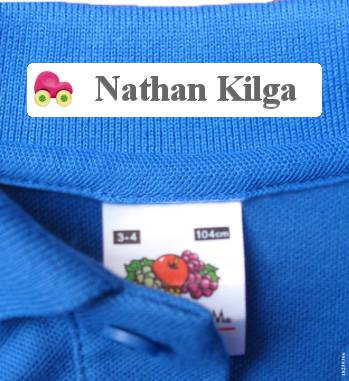 Iron On Name Tags For Clothes