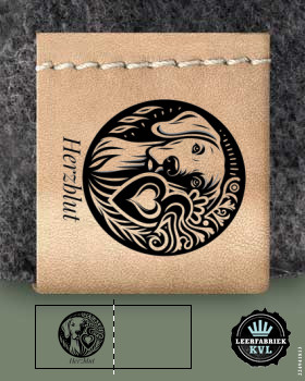 Leather Label Design