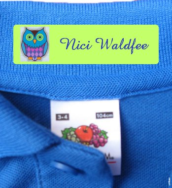 Personalised Name Labels