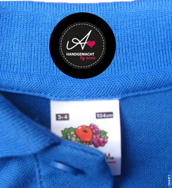 Iron On Clothing Tags