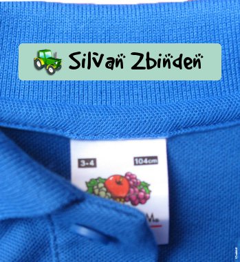 Printed Name Tags