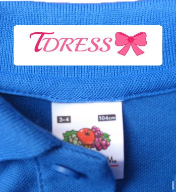 Cloth Name Tags For Clothing