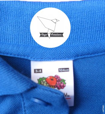 Iron On Clothing Tags