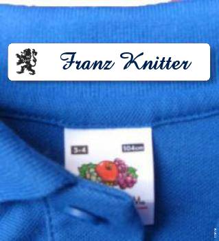 Iron On Clothes Labels