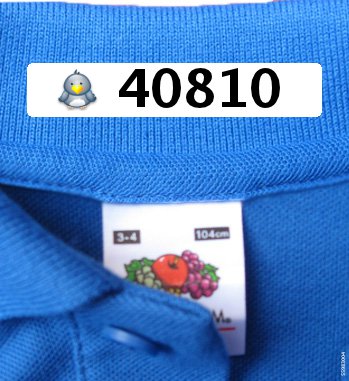 Iron On Clothing Labels