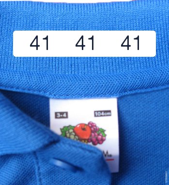 Clothing Labels Iron On