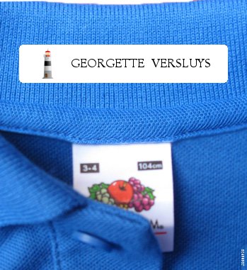 Children's Clothing Labels