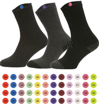 Initial Dot Clothing Labels, Labels for Socks